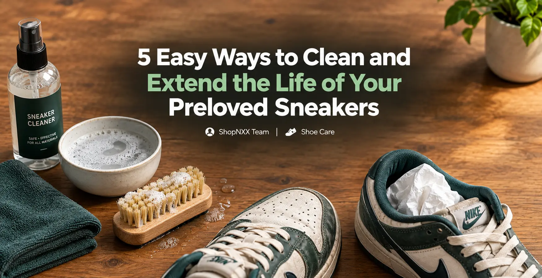 5 Easy Ways to Clean and Extend the Life of Your Preloved Sneakers