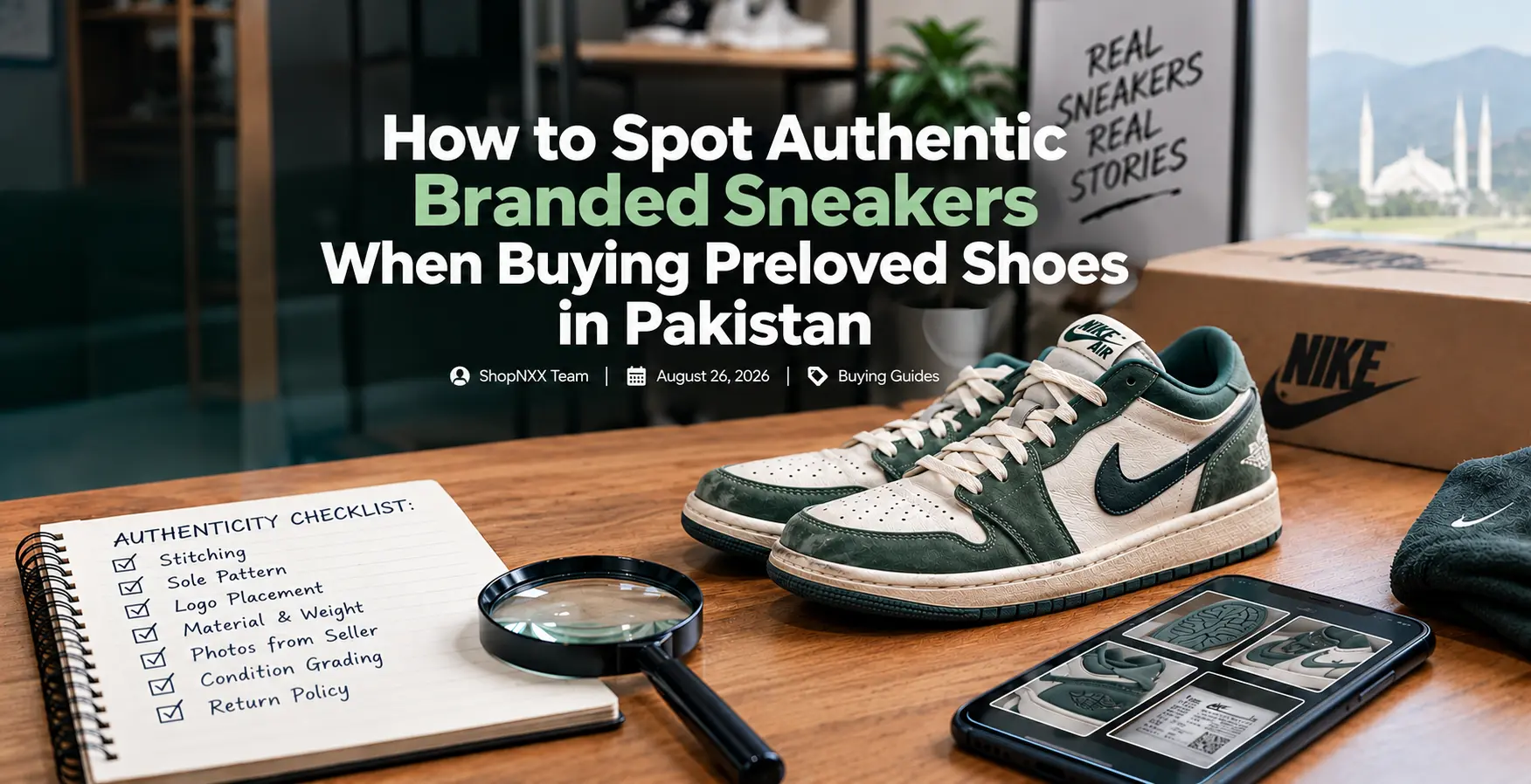 How to Spot Authentic Branded Sneakers When Buying Preloved Shoes in Pakistan?