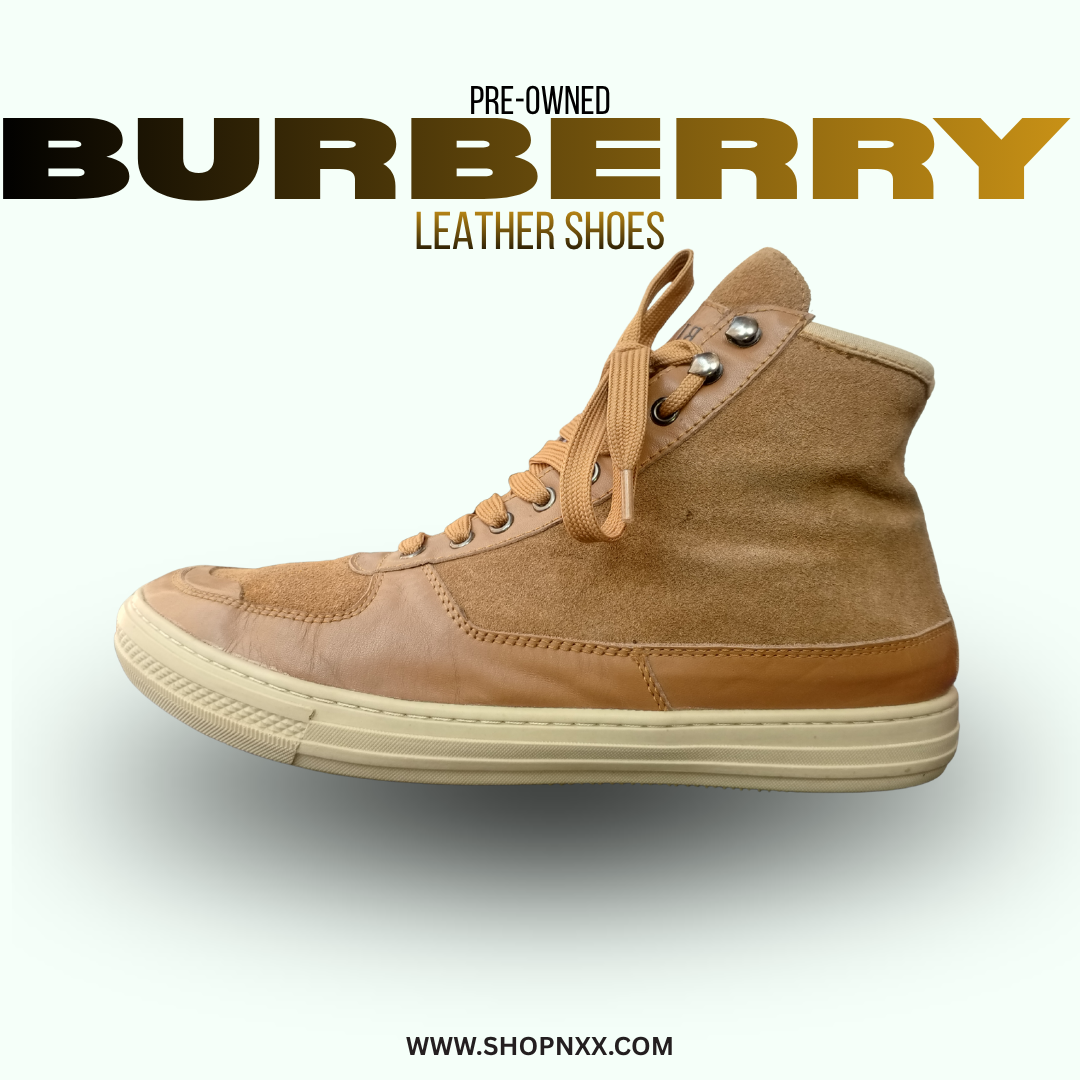 BurBerry Leather Shoes (Inspired) - preloved men's shoe